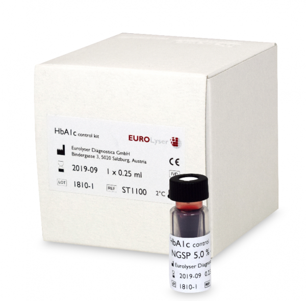 Eurolyser HbA1c control kit, 1 x 0,25 mL