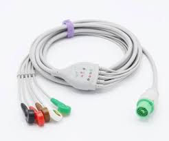 [MIN-115-040419-00] Mindray Electrode -cable -wires; 12-lead, Adu,Clip