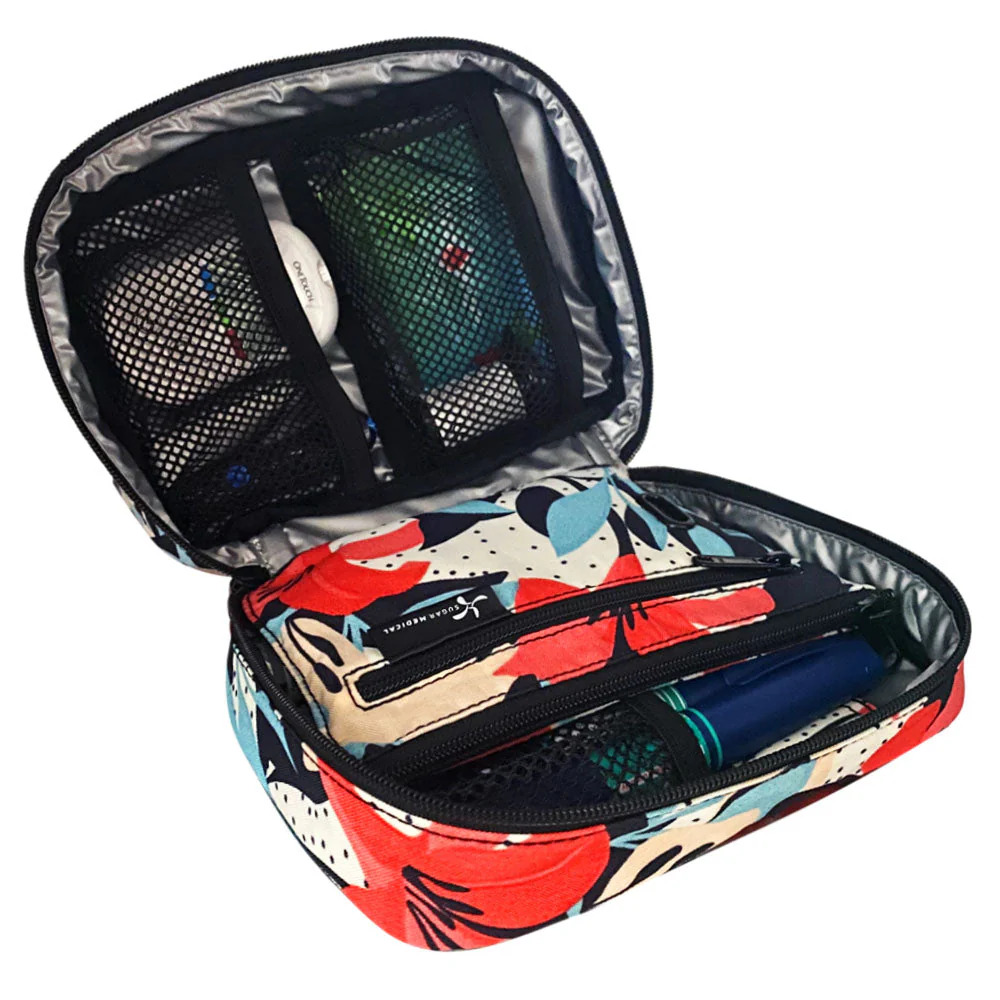 Insulated Diabetes Organizer - Red