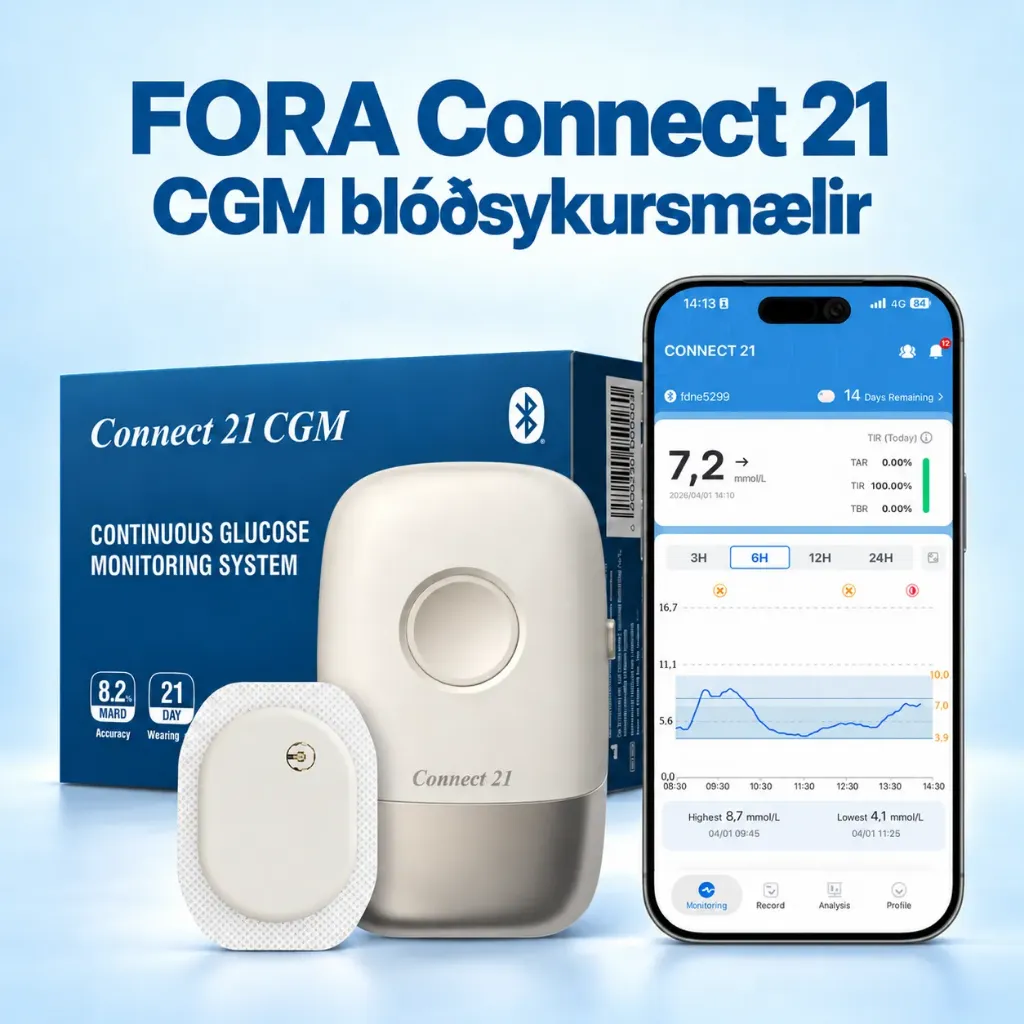 FORA Connect 21 CGM blóðsykursmælir