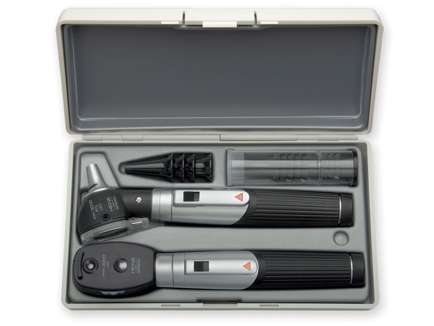 GIMA HEINI MINI 3000 LED F.O. OTO+OPHTHALMO SET
