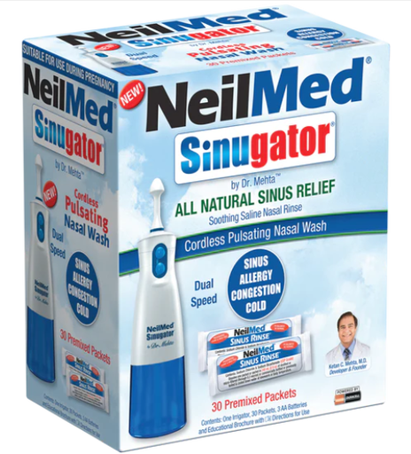 [NM-8902] NeilMed SinuGator Pulsating Nasal Wash - 30 sac